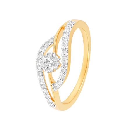 Sunshine Splendor 14 KT Yellow Gold Womens Ring