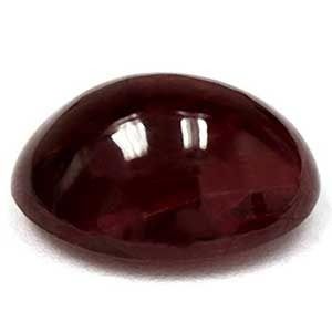 2.74 cts. Ruby Cabochon Oval Shape, AA Quality