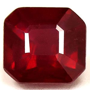 Composite 1.32 cts. Asscher Cut Ruby, A Quality