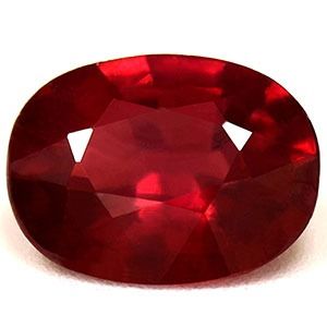 Composite 1.48 cts. Ruby Oval Shape, A Quality