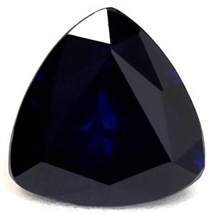 0.95 cts. Sapphire Trillion, A Quality