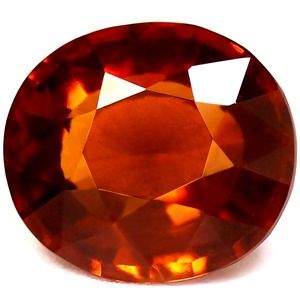 Untreated 4.29 cts. Hessonite Garnet Oval, AAAA Quality