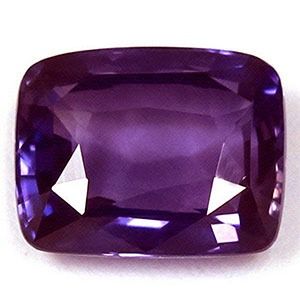 Untreated 1.95 cts. Purple Sapphire Cushion, AAAAA Quality
