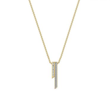 Skyline Lab Grown Diamond 14 KT with yellow gold Necklace