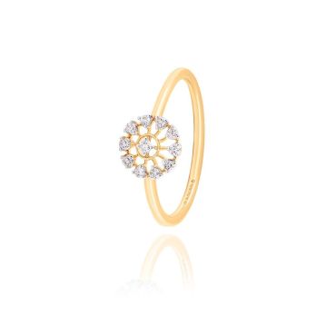 Bloom Diamond 14 KT Yellow Gold Ring